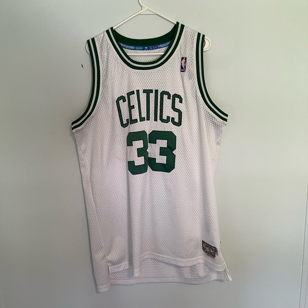 Boston Celtics XL Larry Bird Jersey